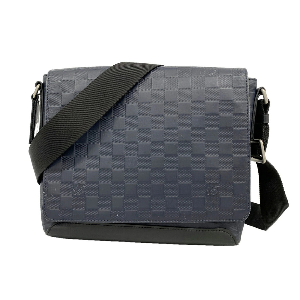 Louis Vuitton Damier Infini District PM Shoulder Bag N41285 Cosmos Men's